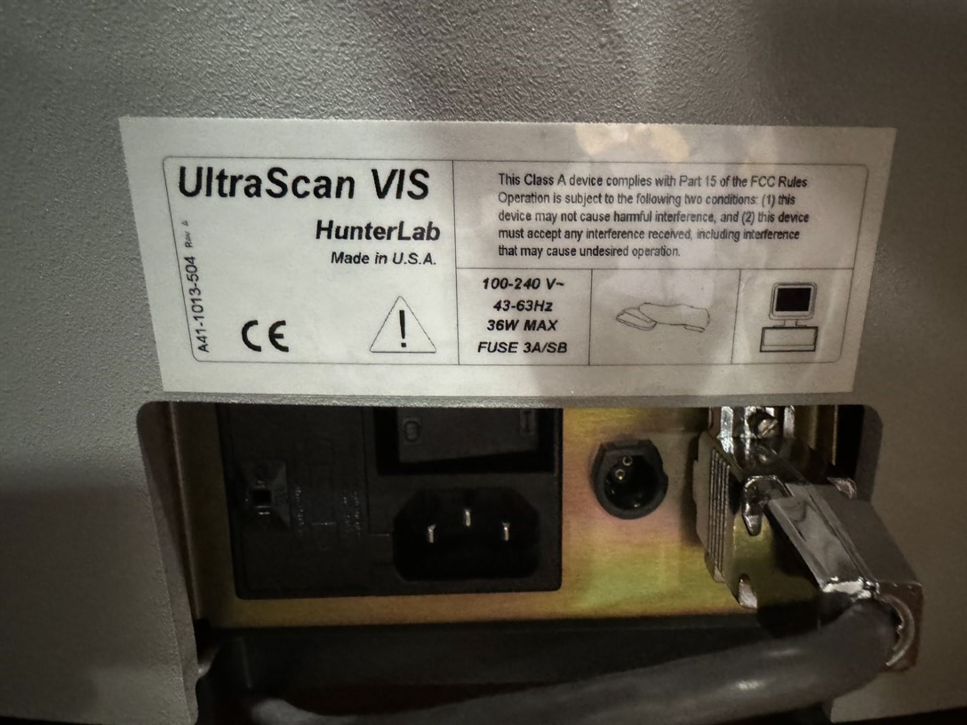 HUNTER LAB Ultrascan VIS Spectrophotometer, s/n na - Image 6 of 6