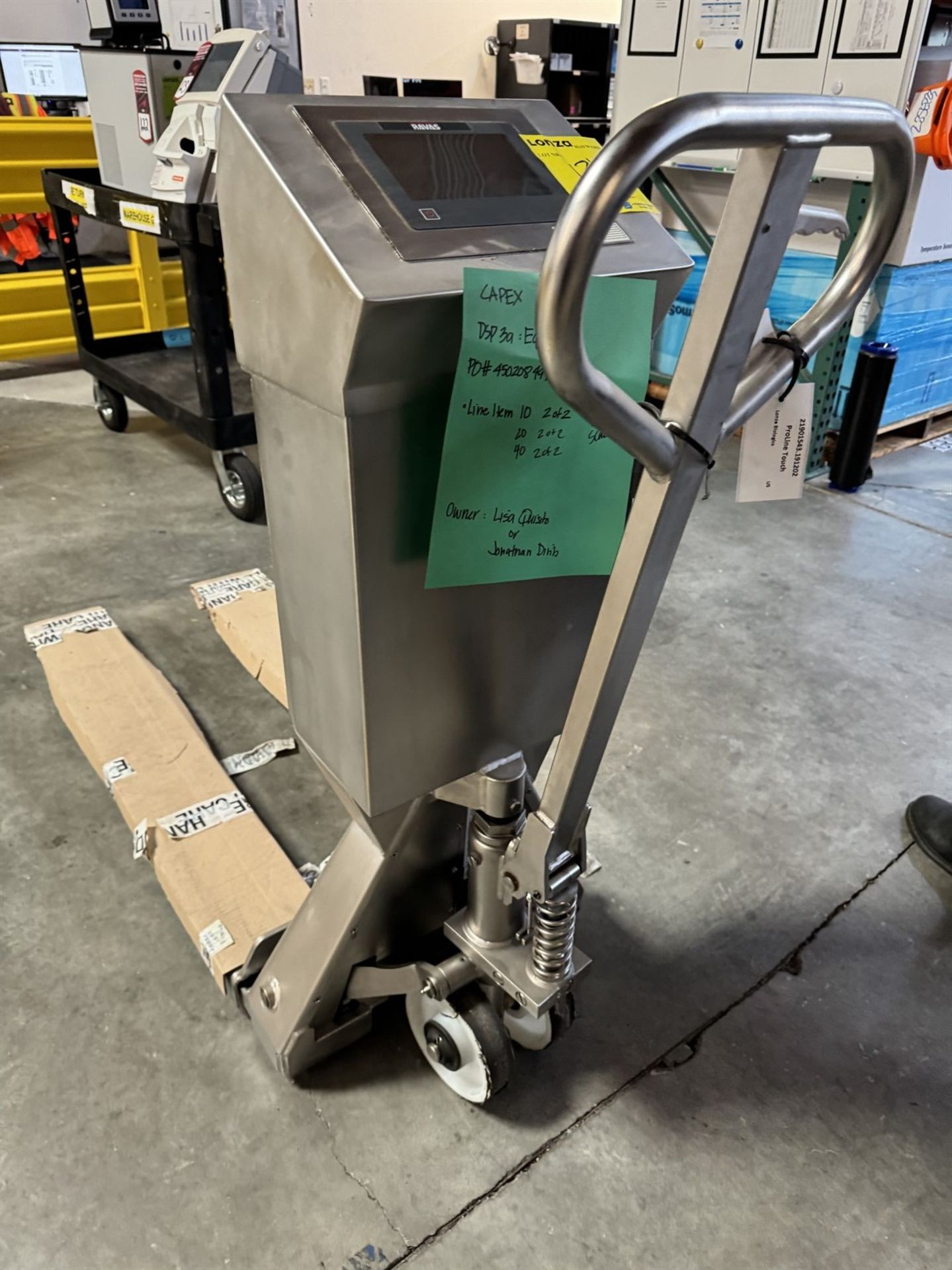 2019 RAVAS Proline Touch 1000 Kg Weighing Pallet Truck, s/n 21901543.191202 - Image 2 of 6