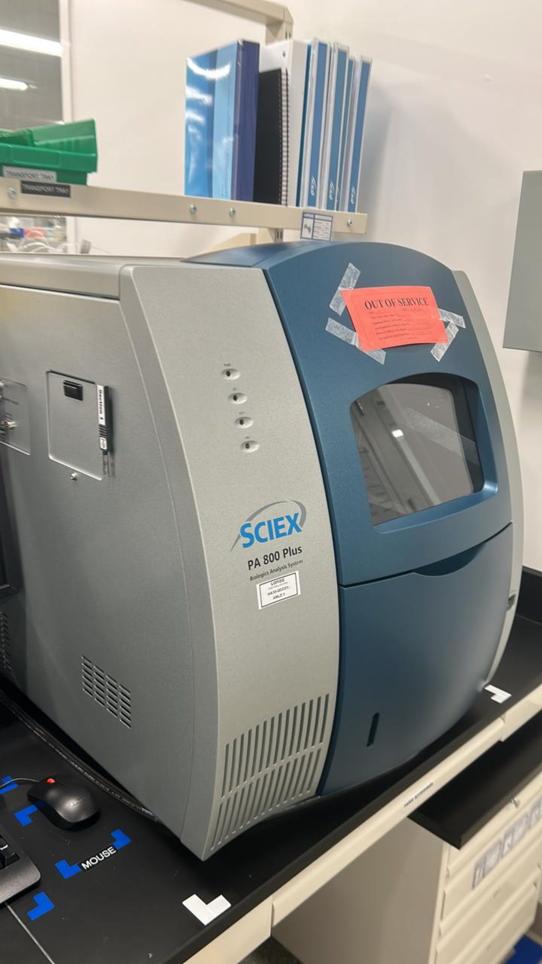 SCIEX PA 800 PLUS Pharmaceutical Analysis System, s/n NA, (SUBJECT TO DELAYED RELEASE MAY 15, 2024)
