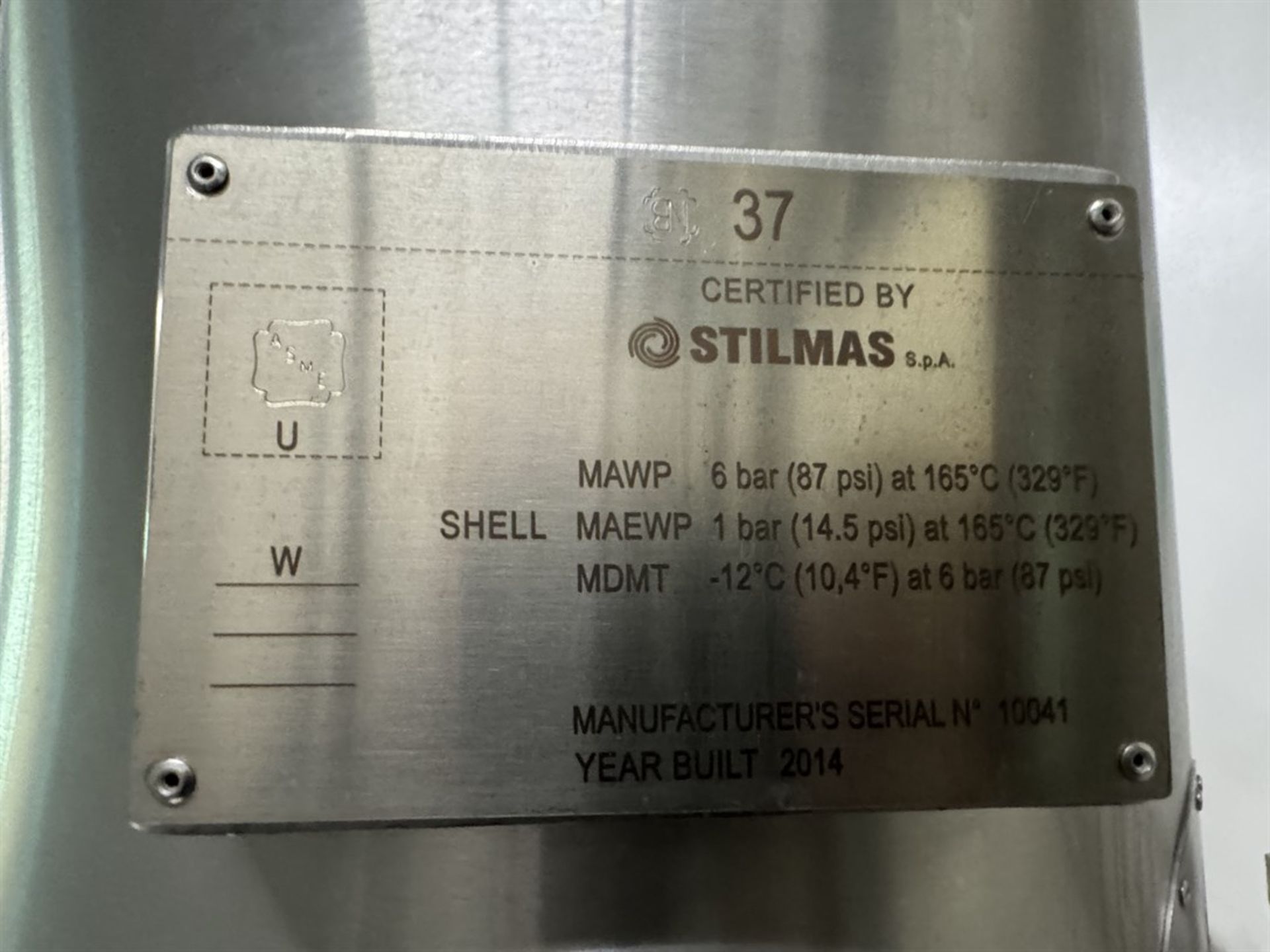 2014 STILMAS Pure Steam Generator PSG 90E, s/n 10041 - Image 6 of 10