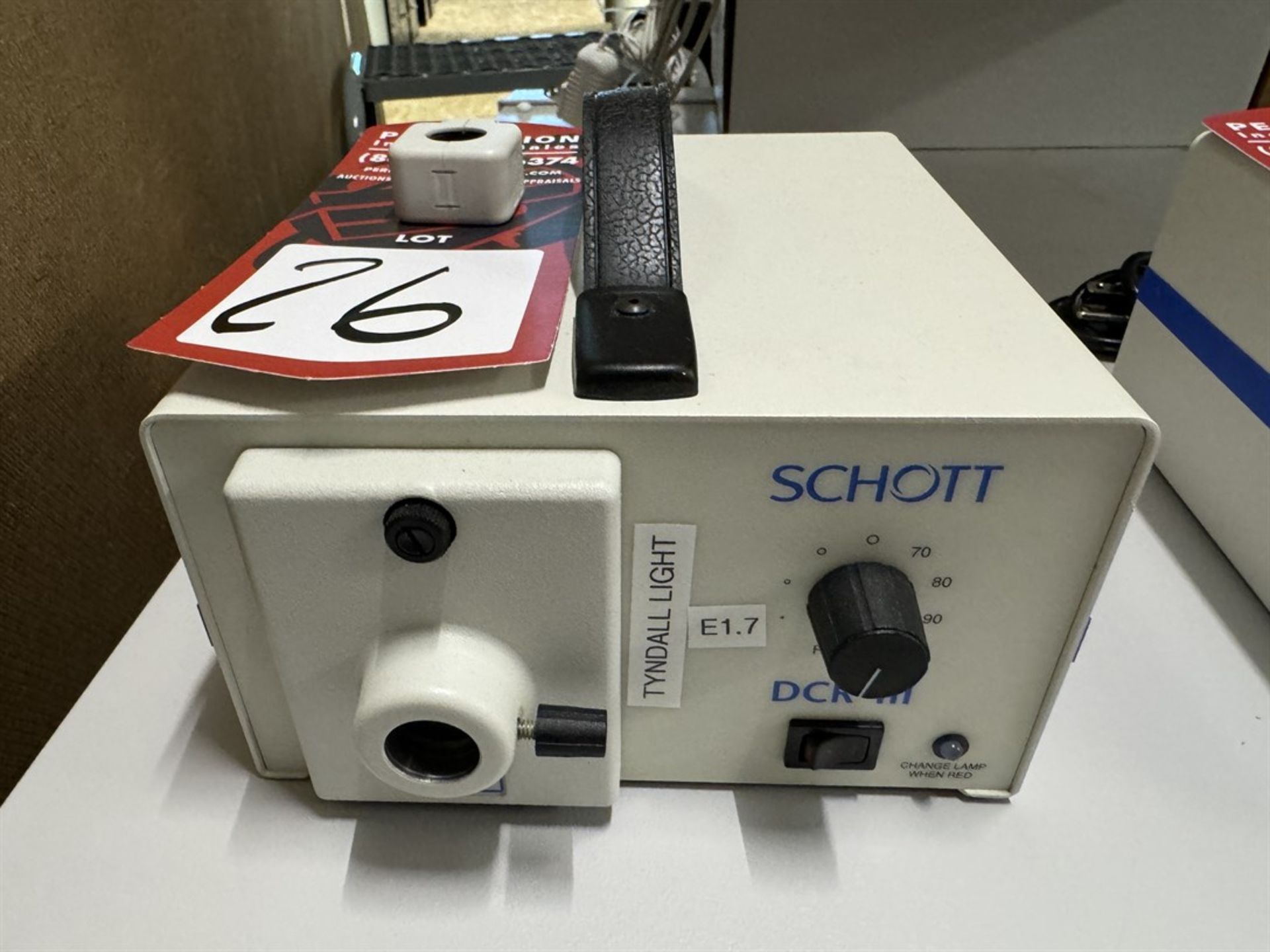 2014 SHOTT DCR III Fiber Optic Light Source, s/n 321170 - Image 4 of 5