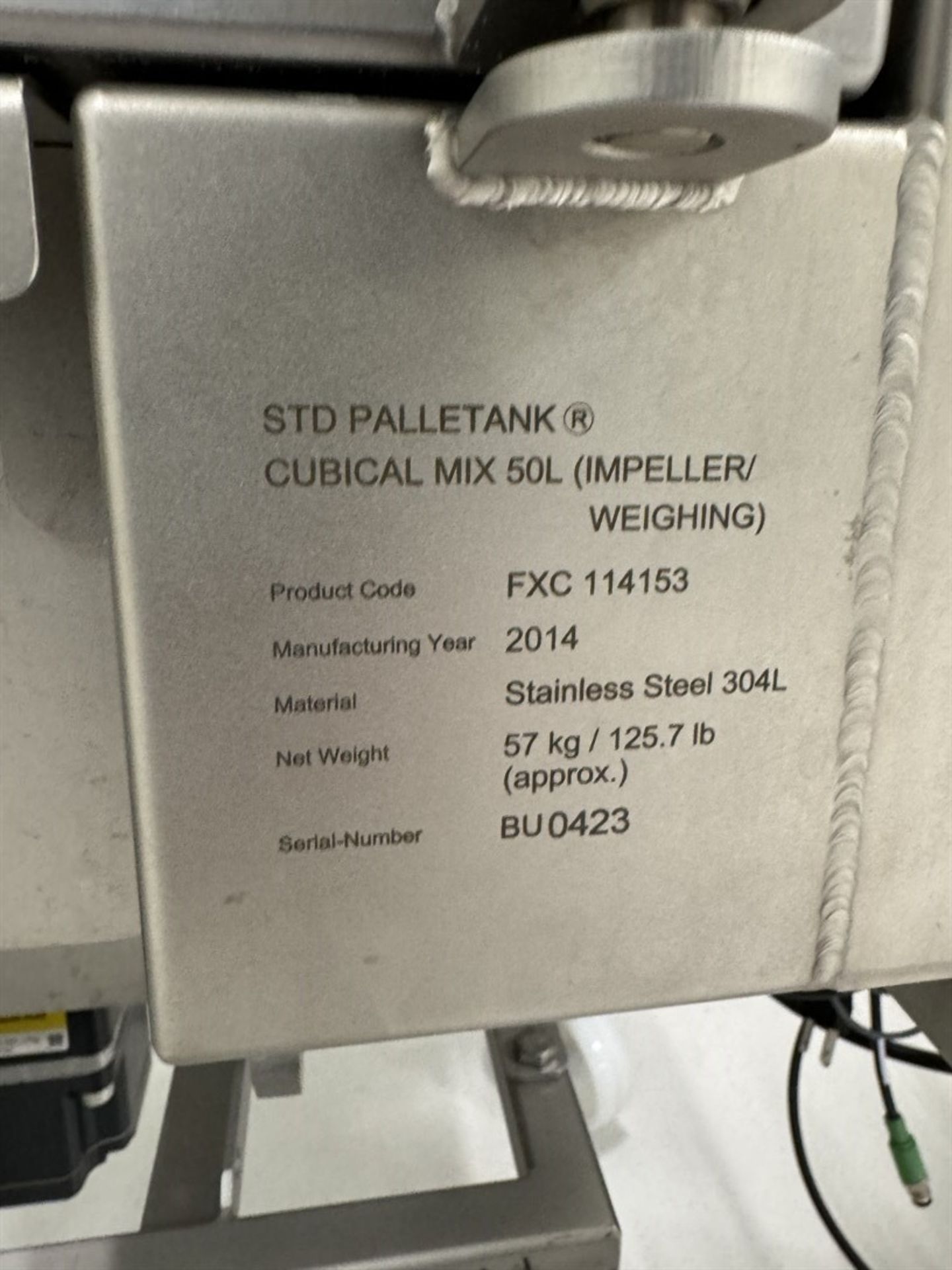 2014 SARTORIUS STEDIM TFF Filtration Skid w/ Touchscreen Control, Quatro Pump, STD Pallet Tank FXC - Image 14 of 20