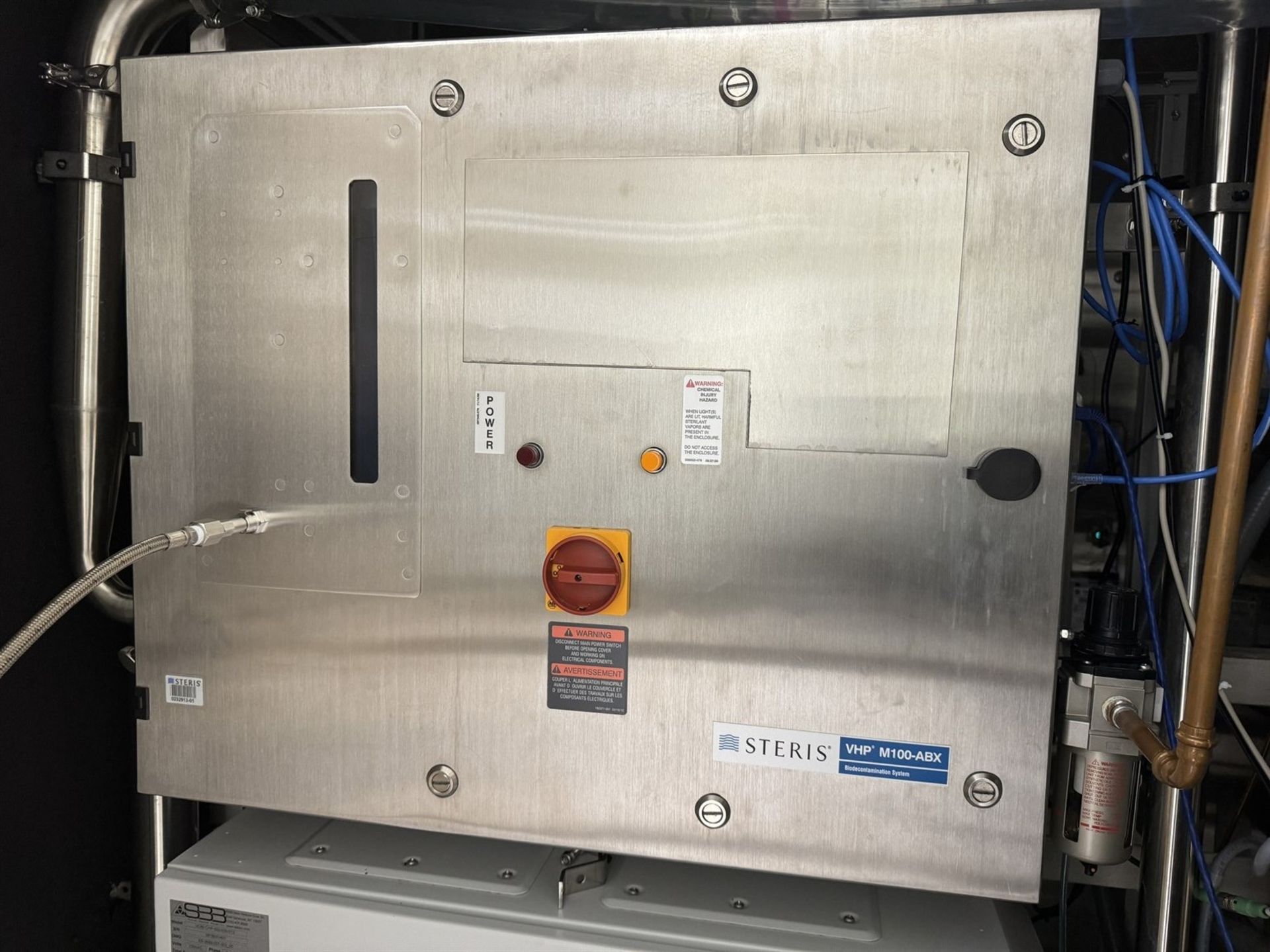 2014 STERIS VHP DC80 PTC Sterilizer w/ STERIS VHP M100-ABX Bio Decontamination System, Allen Bradley - Image 9 of 18