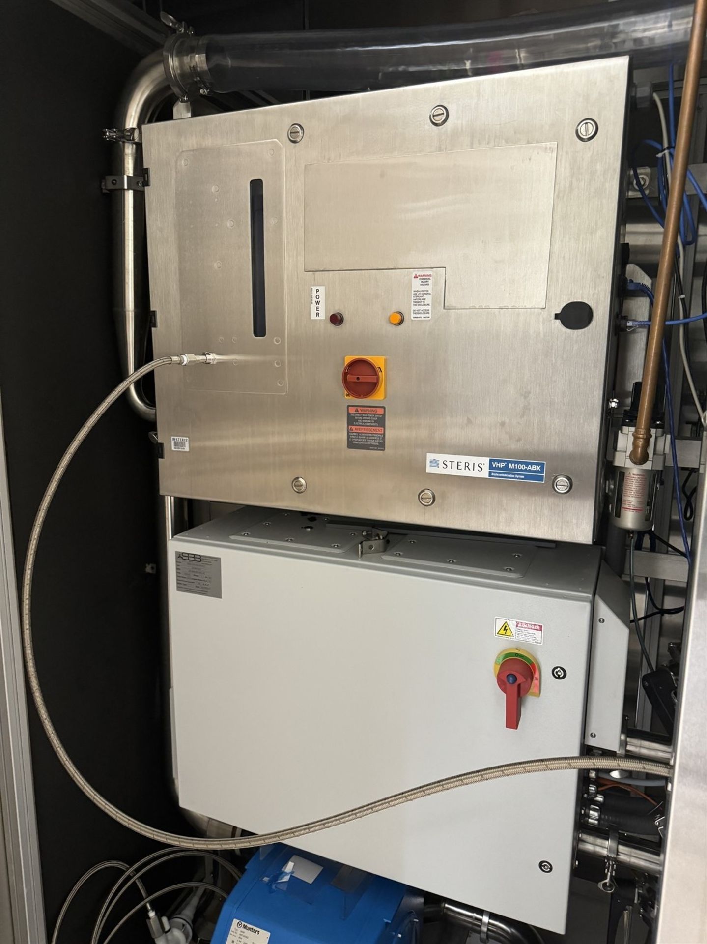 2014 STERIS VHP DC80 PTC Sterilizer w/ STERIS VHP M100-ABX Bio Decontamination System, Allen Bradley - Image 8 of 18