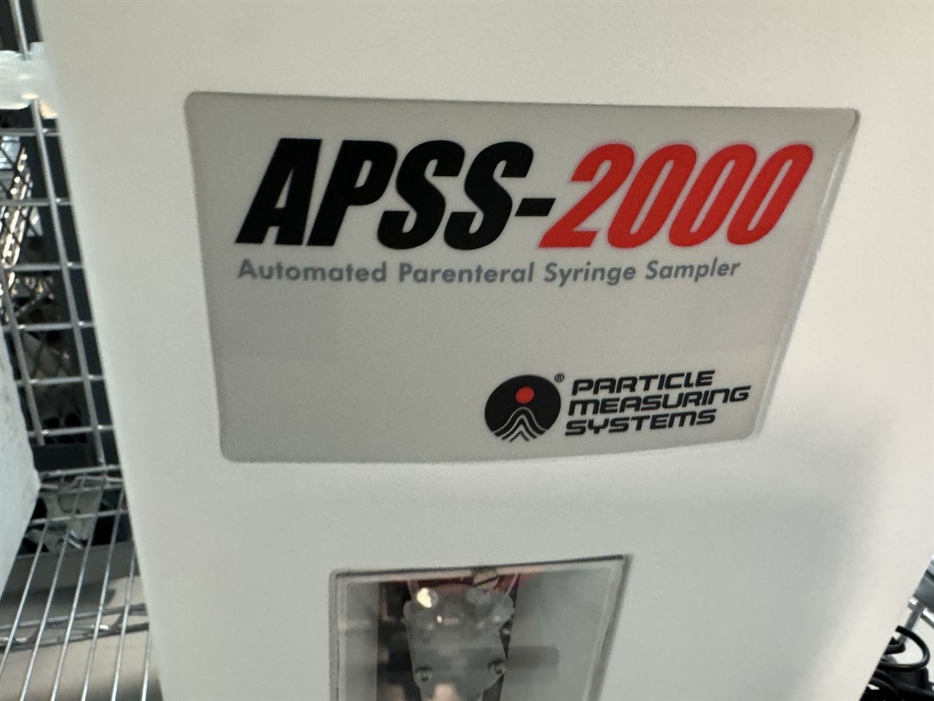 PARTICLE MEASURING SYSTEMS APSS-2000 Automated Parenteral Syringe Sampler, s/n 98228 - Image 4 of 5