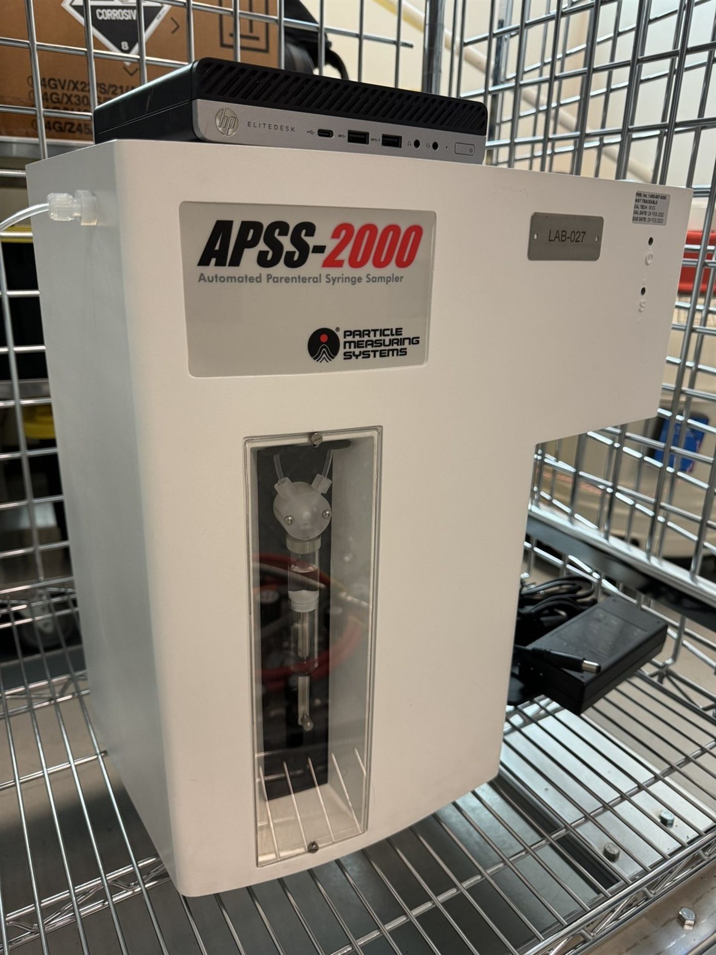 PARTICLE MEASURING SYSTEMS APSS-2000 Automated Parenteral Syringe Sampler, s/n 98228 - Image 3 of 5