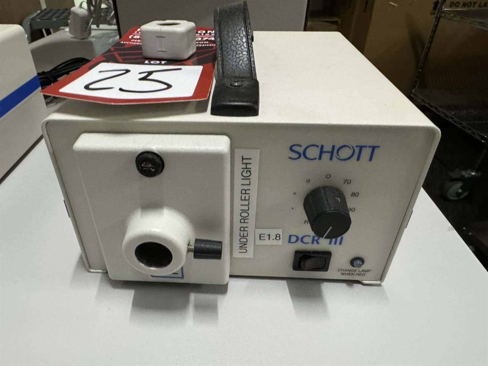 2014 SHOTT DCR III Fiber Optic Light Source, s/n 321171 - Image 2 of 6