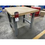 Wood Top Work Bench, 30" x 32"