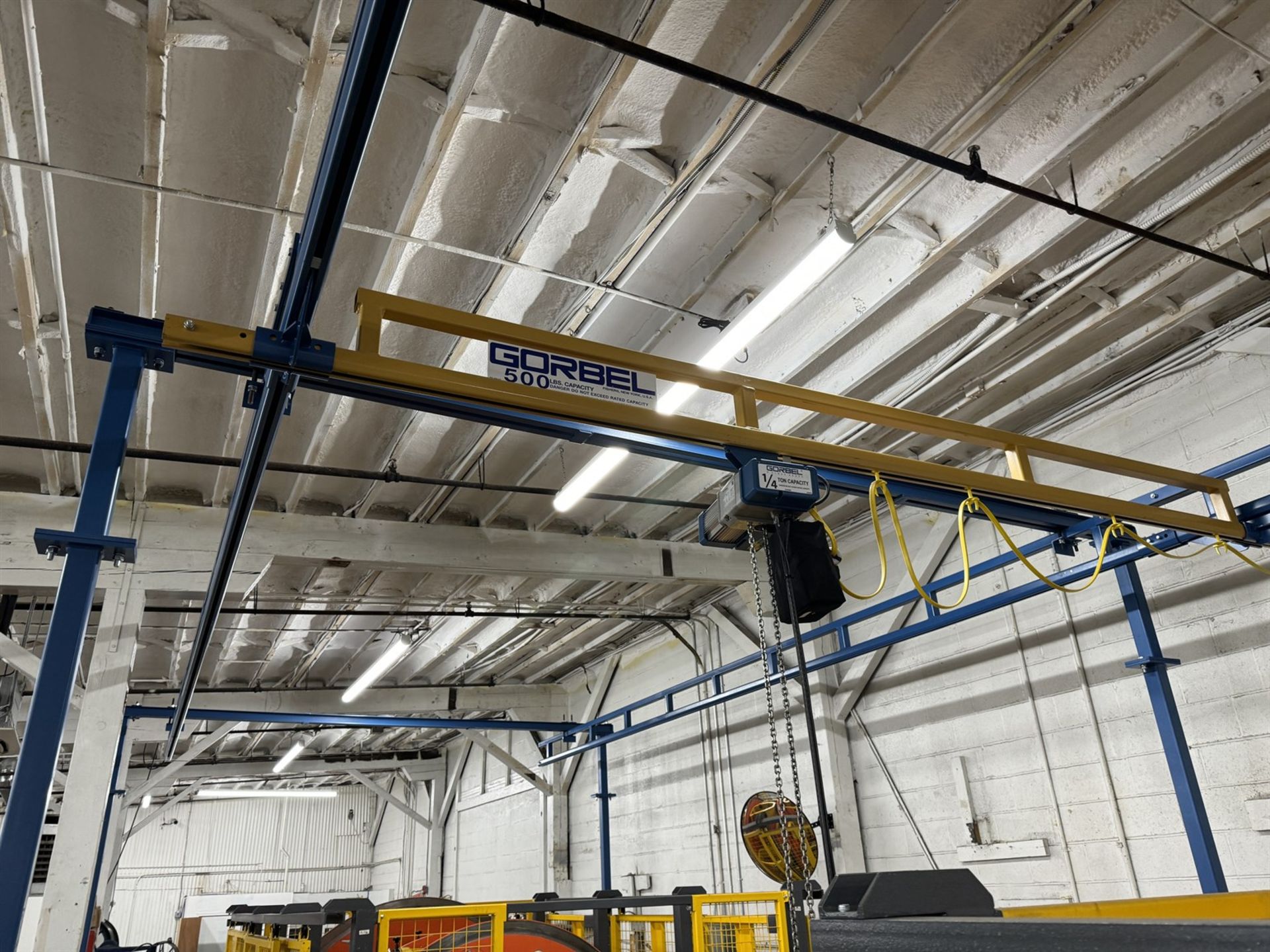 GORBEL 1/4 Ton Free Standing Crane System, Approx. 15' Span x 40' Runway x 12'8"H, w/ Gorbel 1/4 Ton - Image 2 of 8