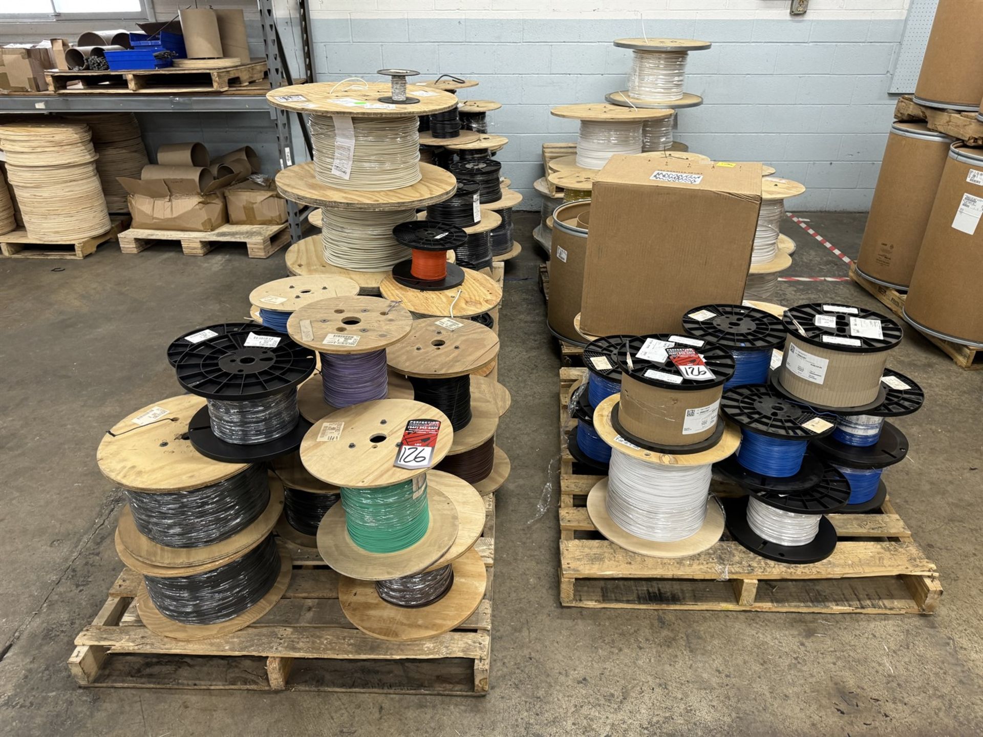 Lot of Assorted Spools of Wire