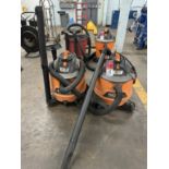 Lot of (2) RIDGID NXT Wet/Dry Shop Vacuums