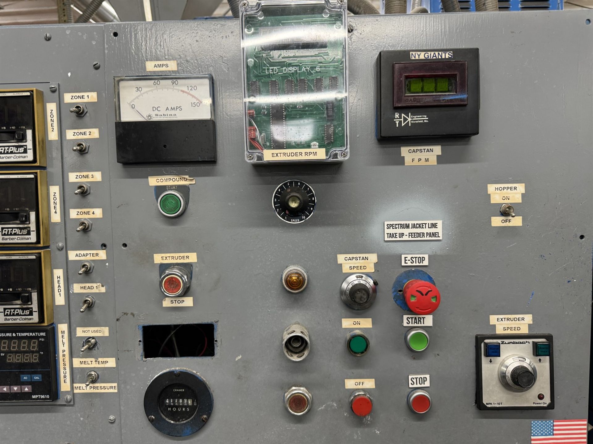 Jacket Extrusion Line (#1)-Temperature Panel - Image 2 of 3