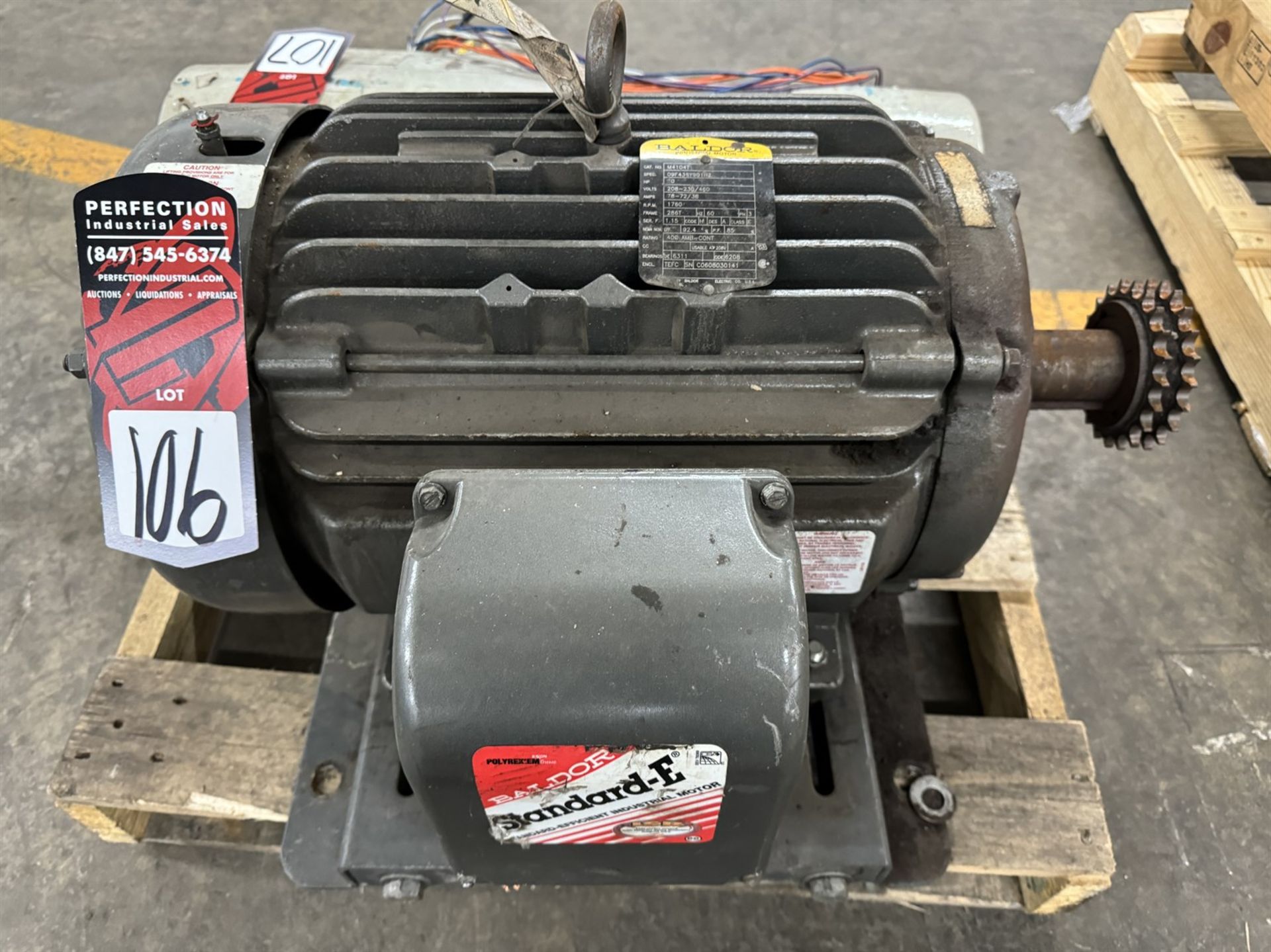 BALDOR 30 HP Industrial Motor