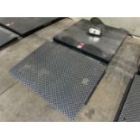 GSE 4' x 4' Floor Scale w/ Ramp and GSE 4600 Digital Scale, 5000 Lb. Capacity