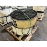 Lot of (2) SCHAEFER 36" Industrial Fans, 3 PH