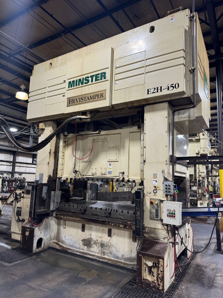 Unprecedented Offering of Late Model MINSTER Presses & Feed Lines + Support Machines & Plant Equipment
