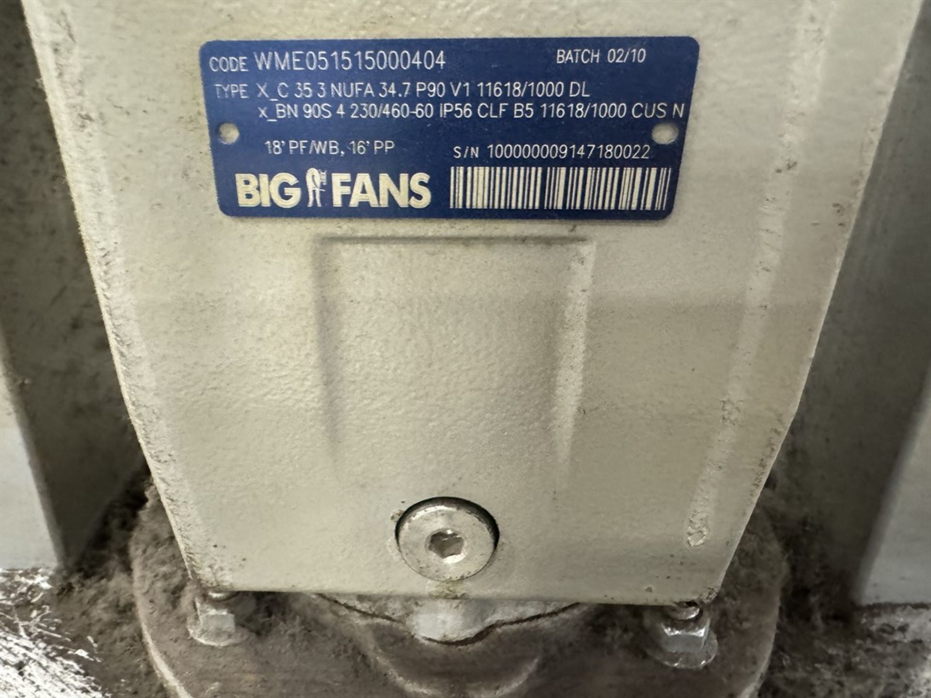 BIG ASS FANS 18' HVLS Ceiling Fan, 10 Blade - Image 6 of 6