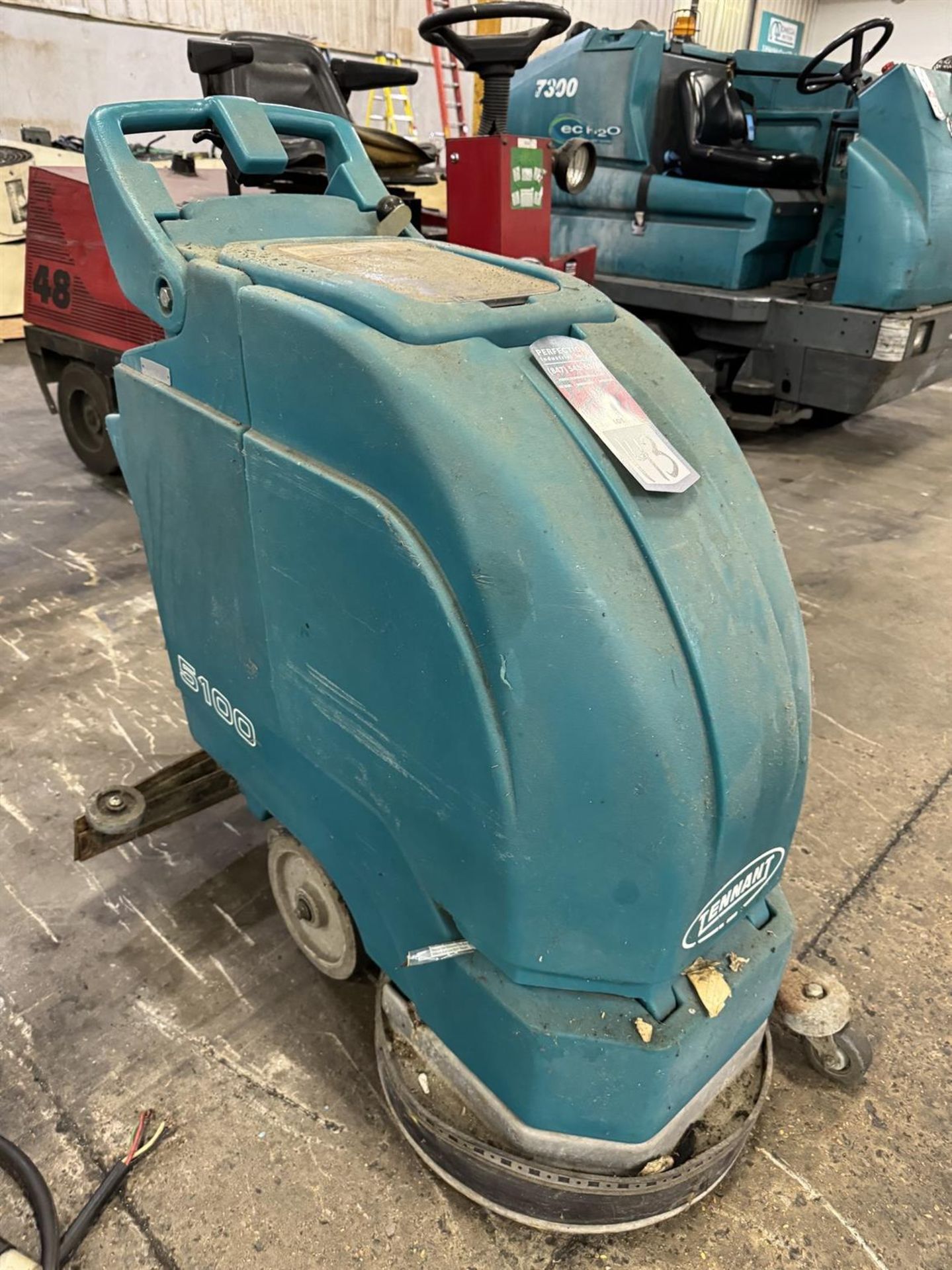 TENNANT Walkie-Type Electric Floor Scrubber, s/n na