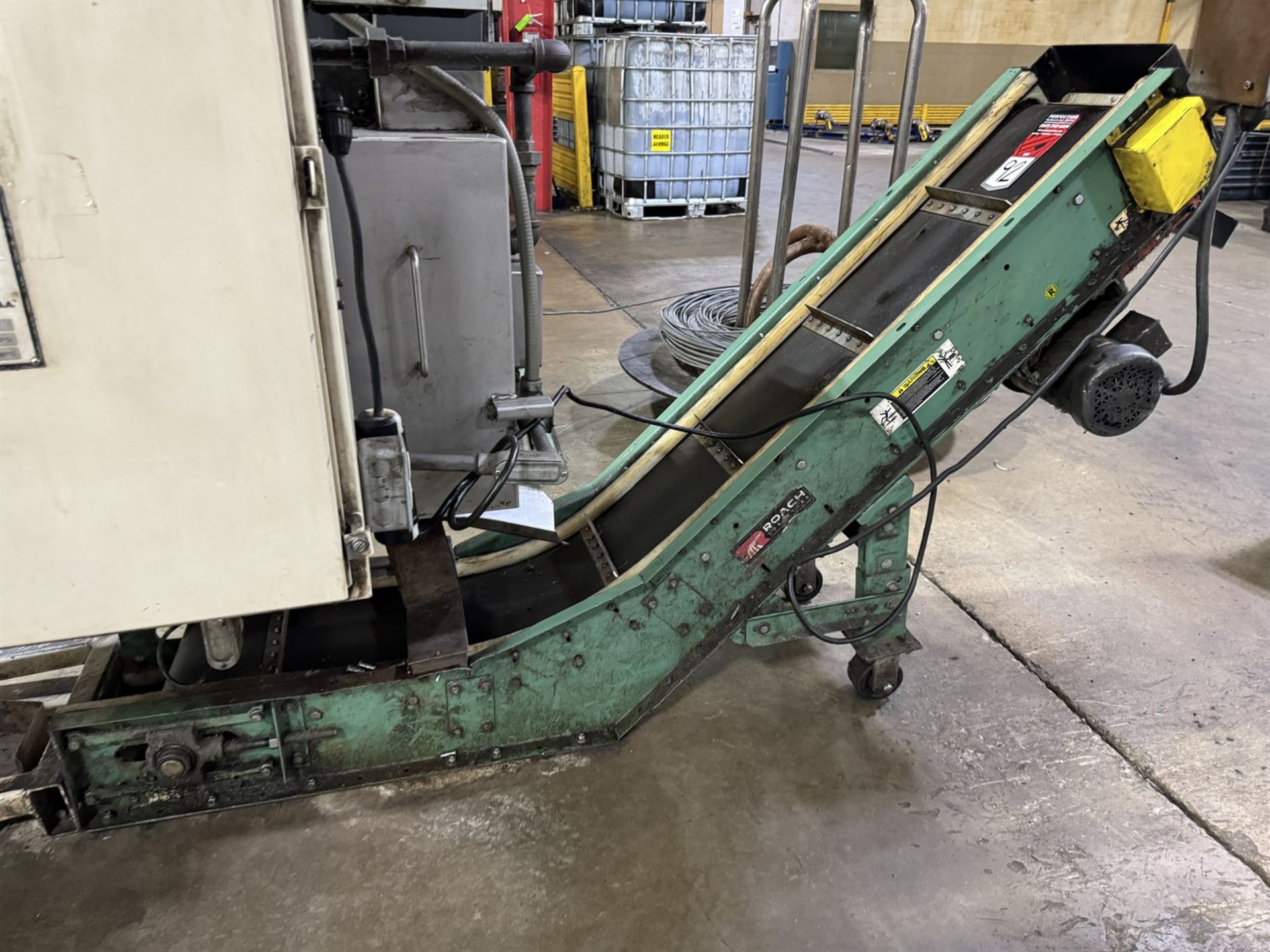 ROACH 10"W Incline Belt Conveyor