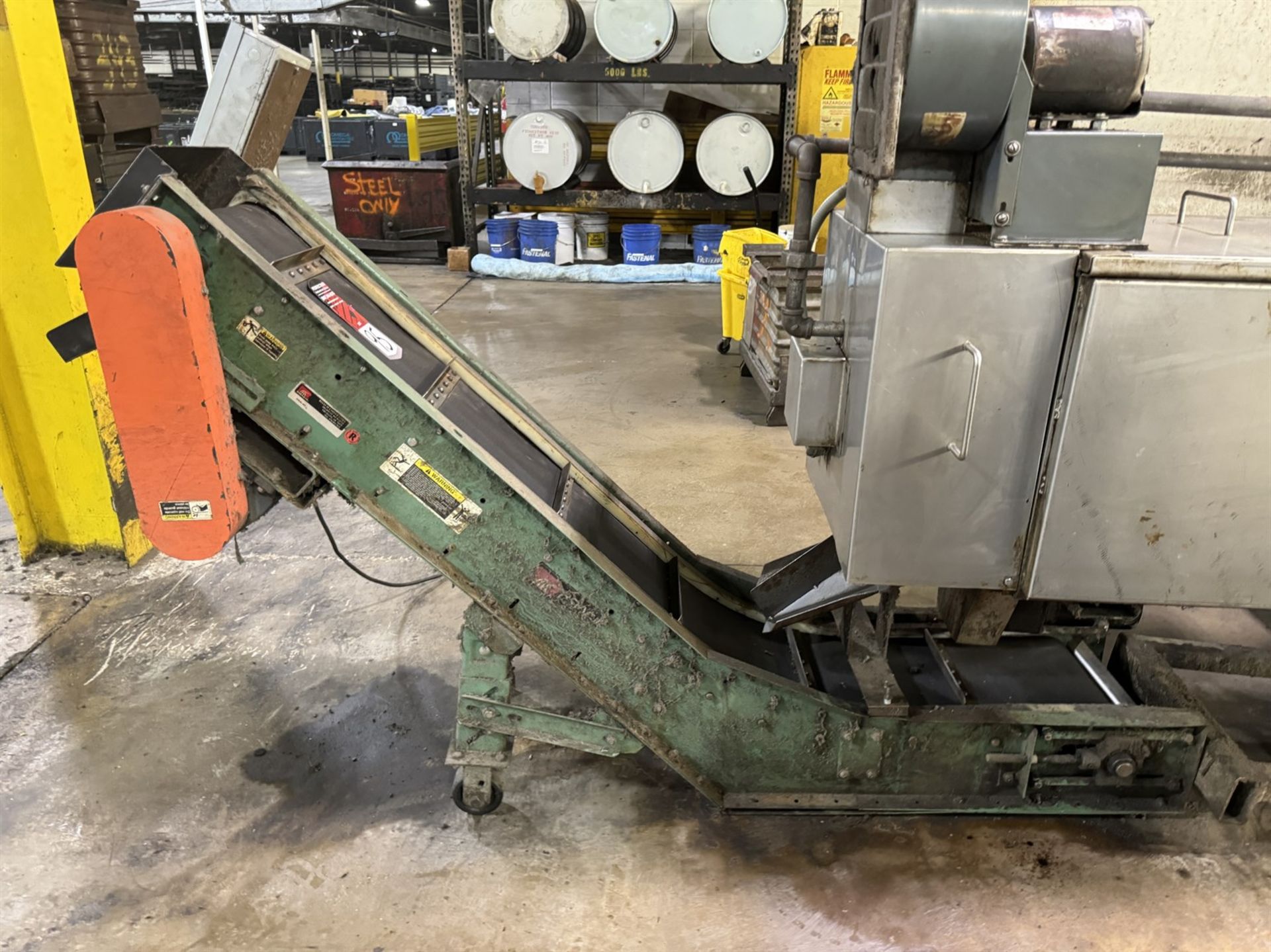 ROACH 10"W Incline Belt Conveyor - Image 2 of 5