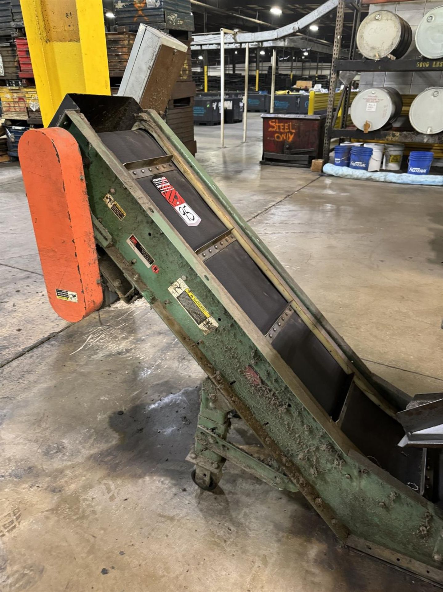 ROACH 10"W Incline Belt Conveyor - Image 4 of 5