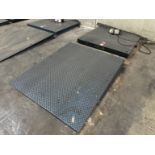 GSE 4' x 4' Floor Scale w/ Ramp and GSE 4600 Digital Scale, 5000 Lb. Capacity