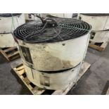 Lot of (2) SCHAEFER 36" Industrial Fans, 3 PH