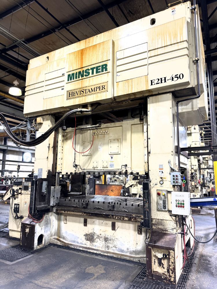 Unprecedented Offering of Late Model MINSTER Presses & Feed Lines + Support Machines & Plant Equipment