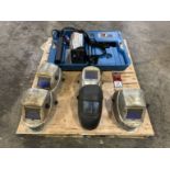 Lot Comprising MILLER Maxstar 150 STH Portable TIG and Stick Welder w/ (5) Welding Helmets