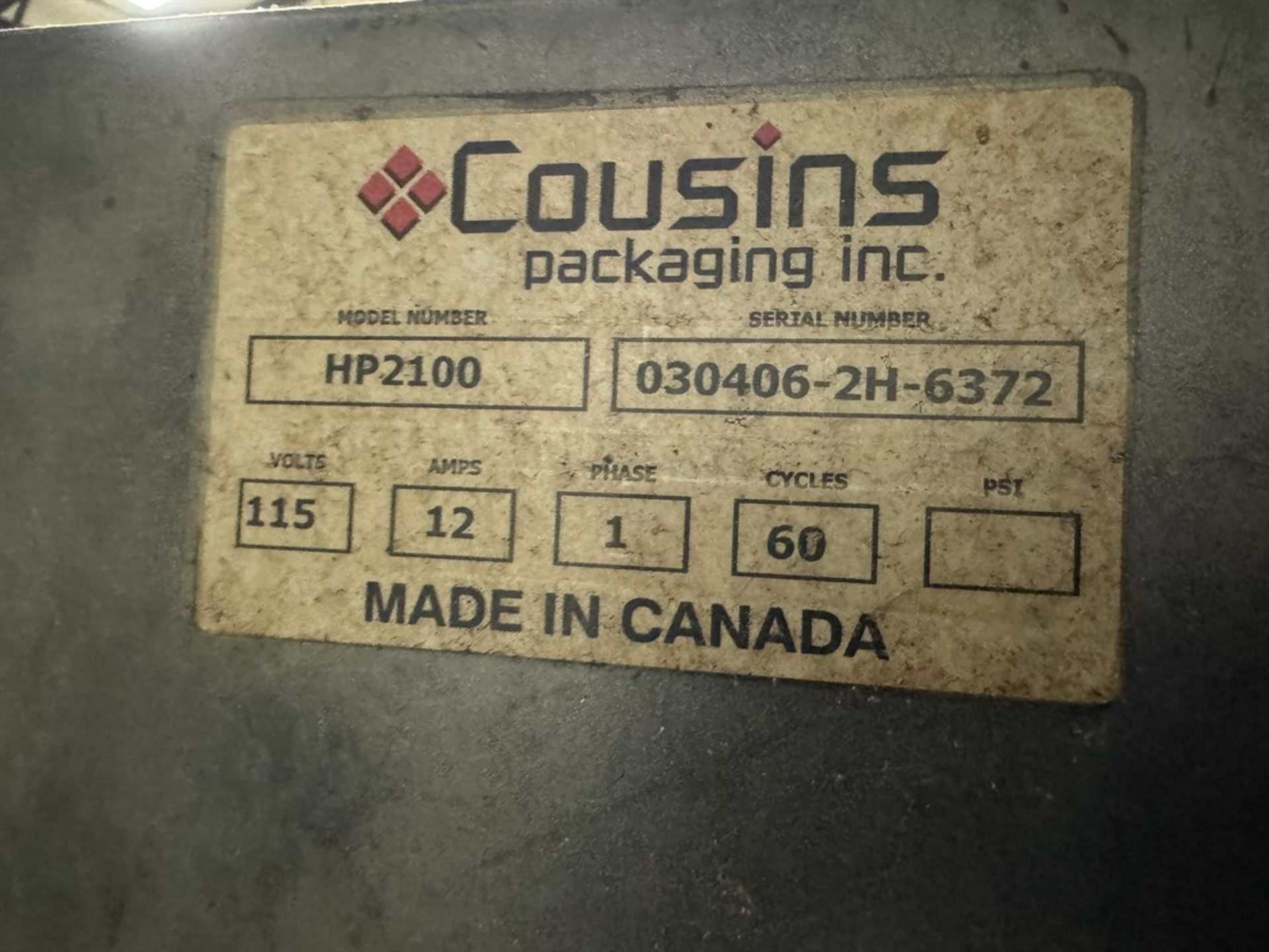 COUSINS HP 2100 Stretch Wrapper - Image 7 of 8