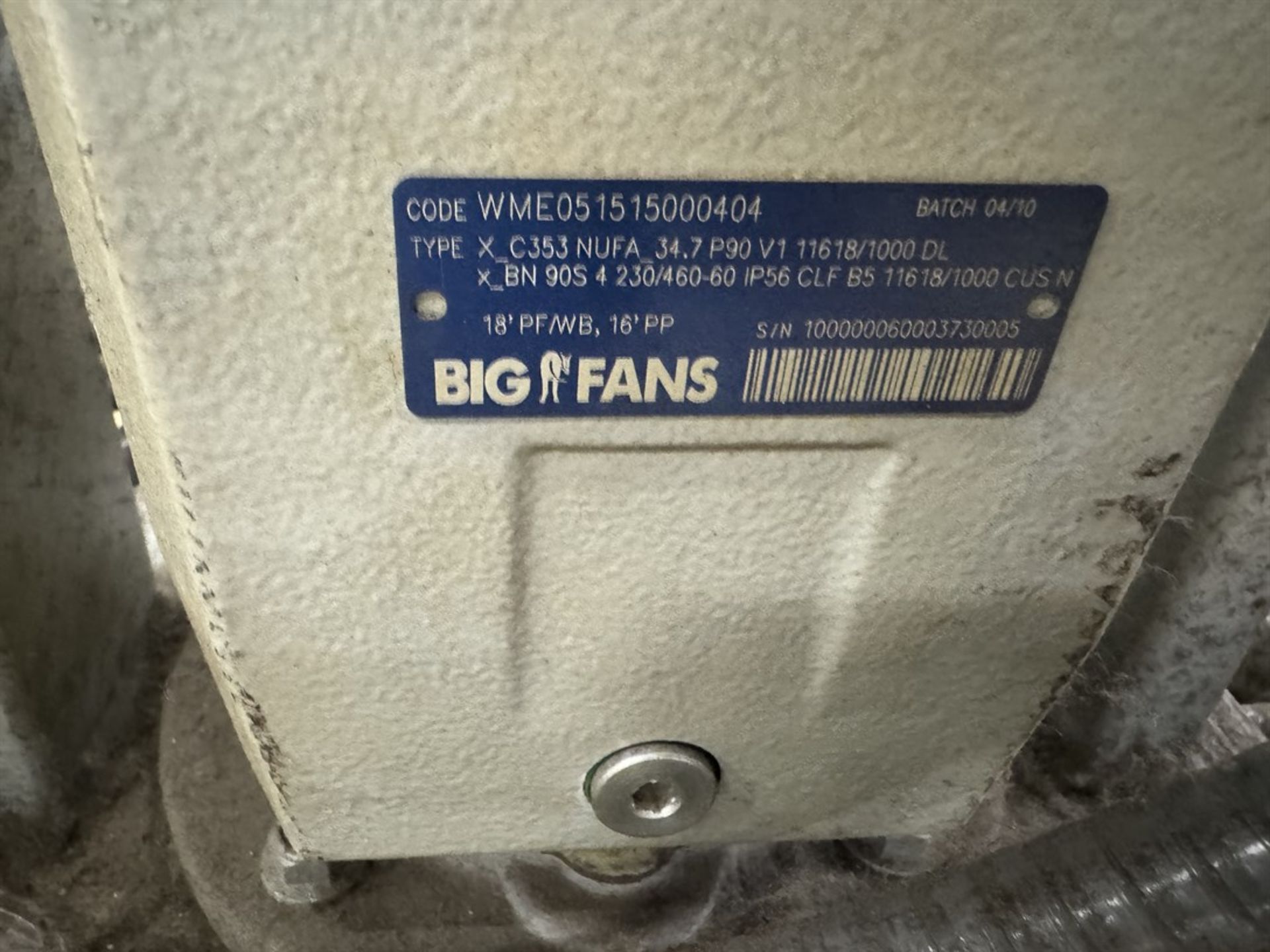 BIG ASS FANS 18' HVLS Ceiling Fan, 10 Blade - Image 6 of 6