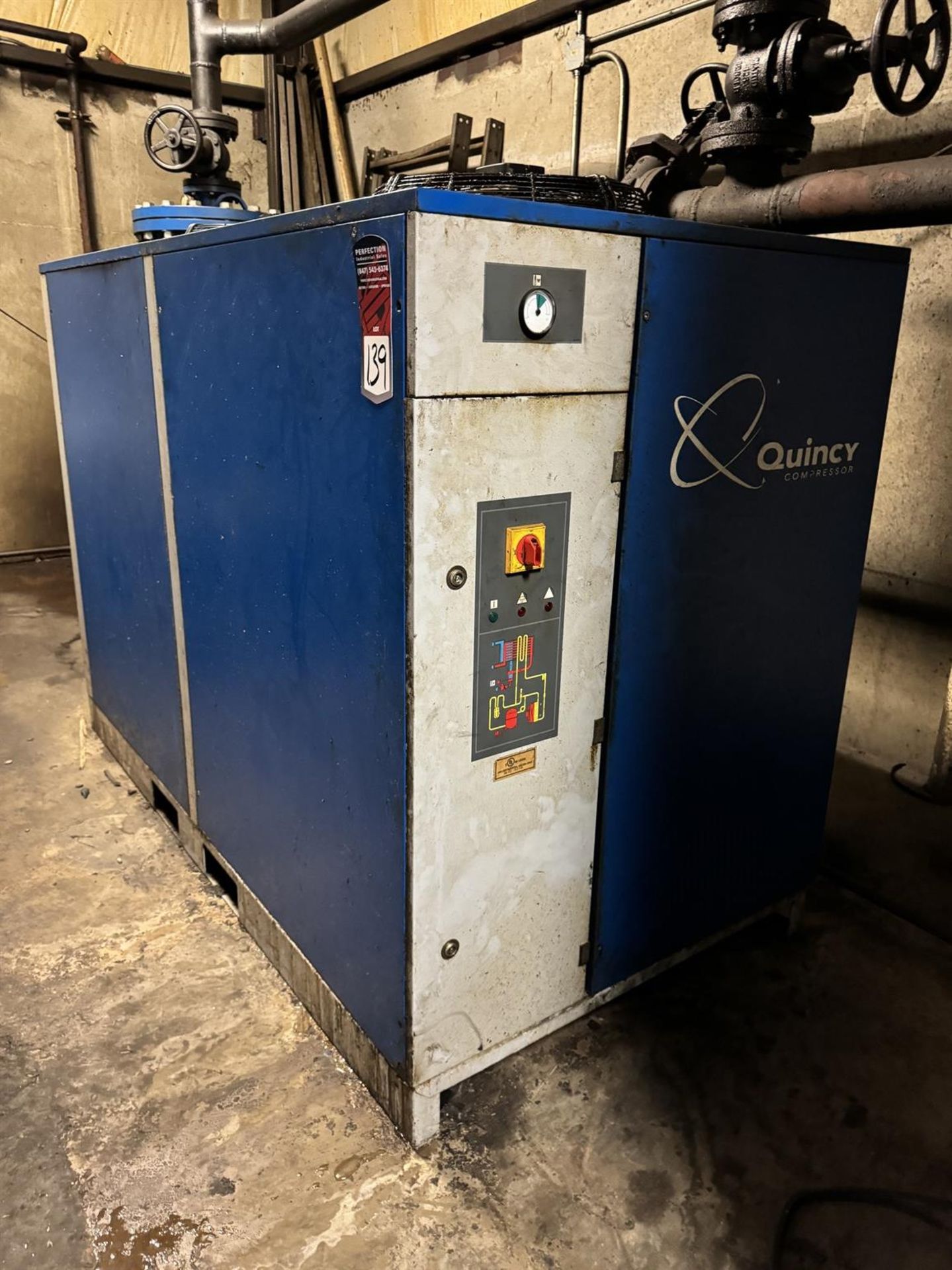 2013 QUINCY QPNC-2200(A19) UL Refrigerated Air Dryer, s/n CAI654976