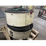 Lot of (2) SCHAEFER 36" Industrial Fans, 3 PH