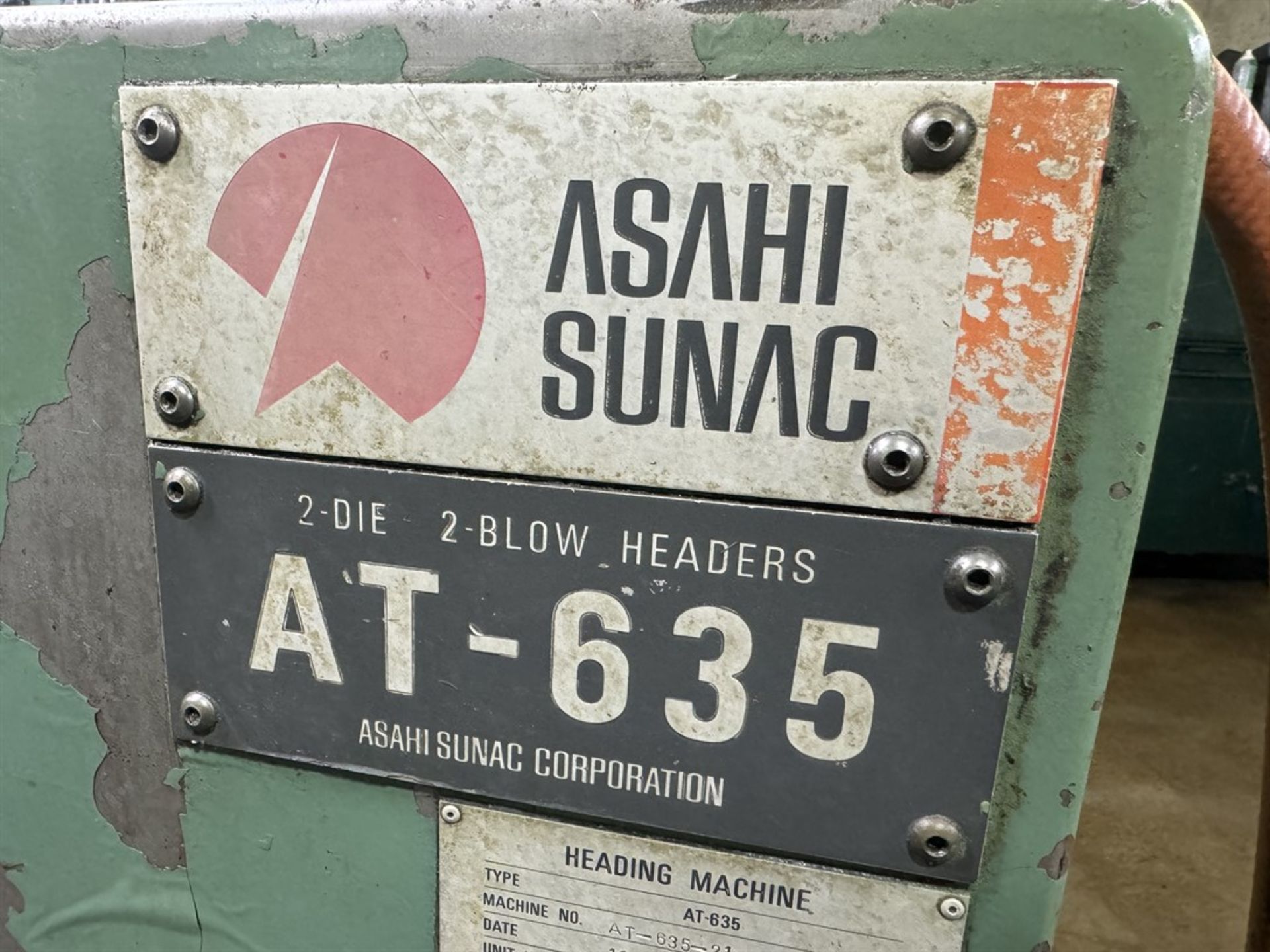 ASAHI SUNAC ST635 2 Die 2 Blow Cold Headers, s/n ST635-21-189 - Image 12 of 13