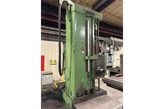 4.75” WOTAN B105R Table Type Horizontal Boring Mill, s/n 52676, w/ 63” x 51” Built-In Rotary - Image 5 of 14