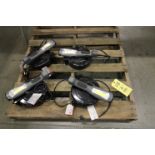 LOT OF (4) PROLITE MDL. 5030AM , WORK LIGHTS, LED,1300 LUMEN CORD REEL