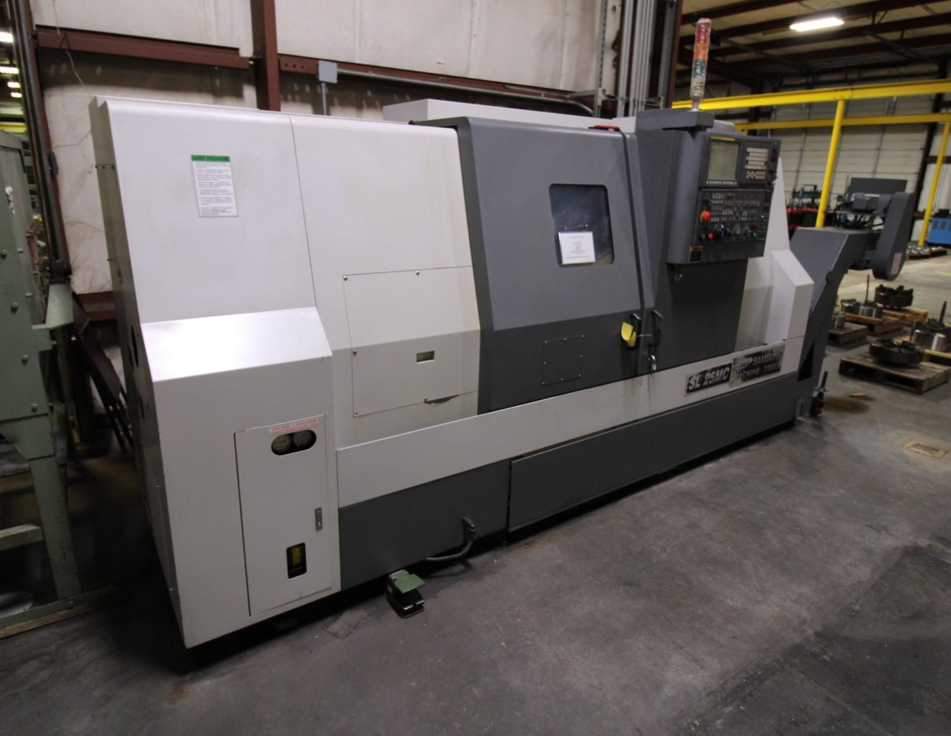 MULTI AXIS CNC MILLING CETER, SAMSUNG MDL. SL-25MC/1000, new 2011, installed in 2012, Fanuc Oi-TD