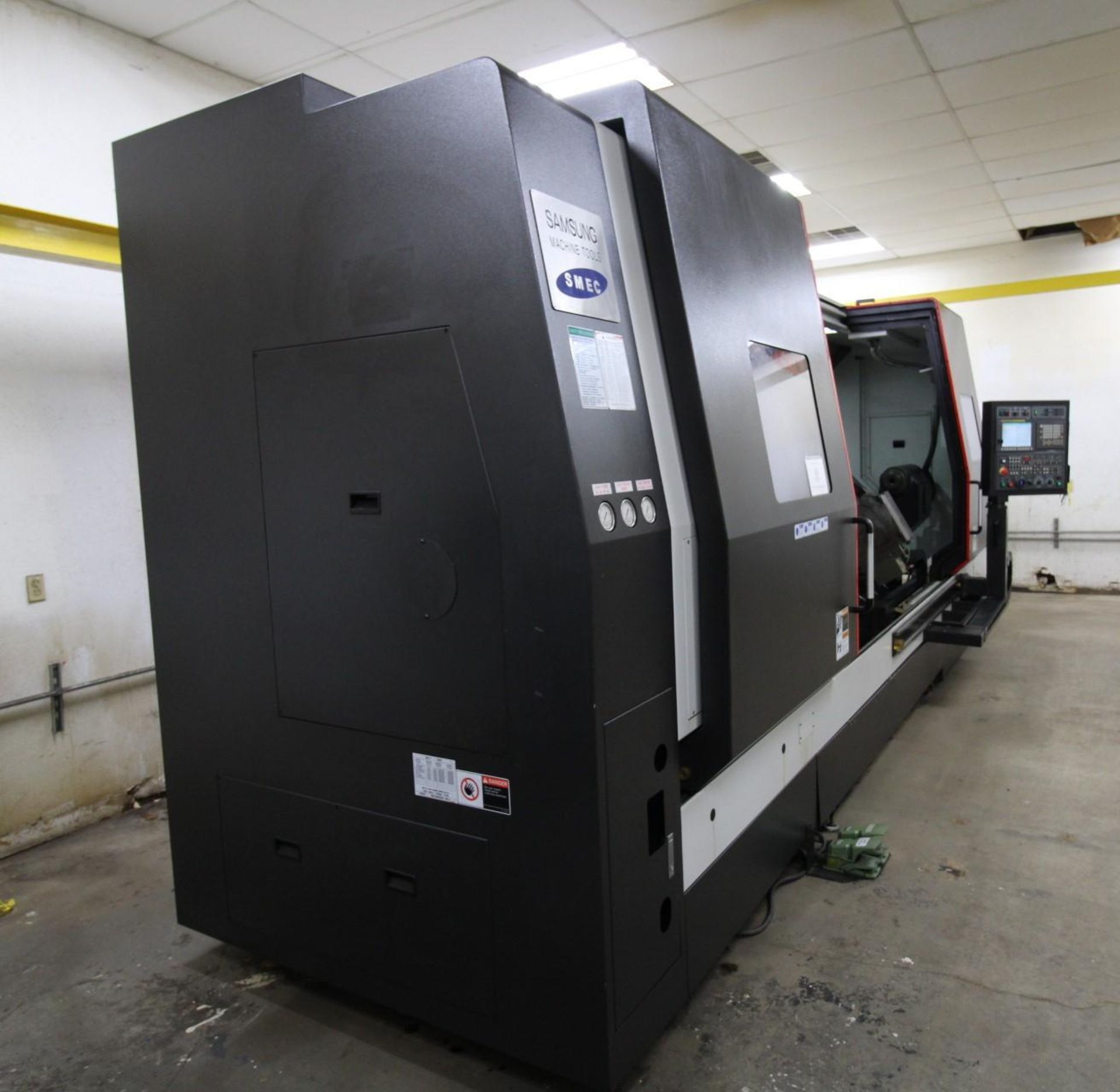 MULTI AXIS CNC MILLING & TURNING CENTER, SAMSUNG MDL. SL-45XLY, new 2014, Live tooling & Y-axis, 6. - Image 5 of 15