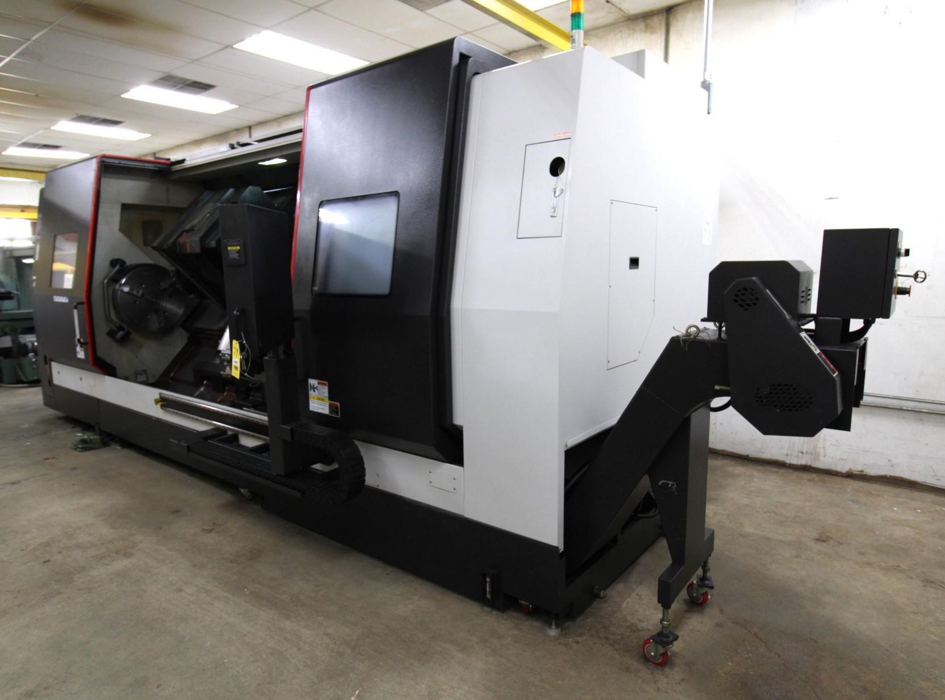 MULTI AXIS CNC MILLING & TURNING CENTER, SAMSUNG MDL. SL-45XLY, new 2014, Live tooling & Y-axis, 6. - Image 3 of 15