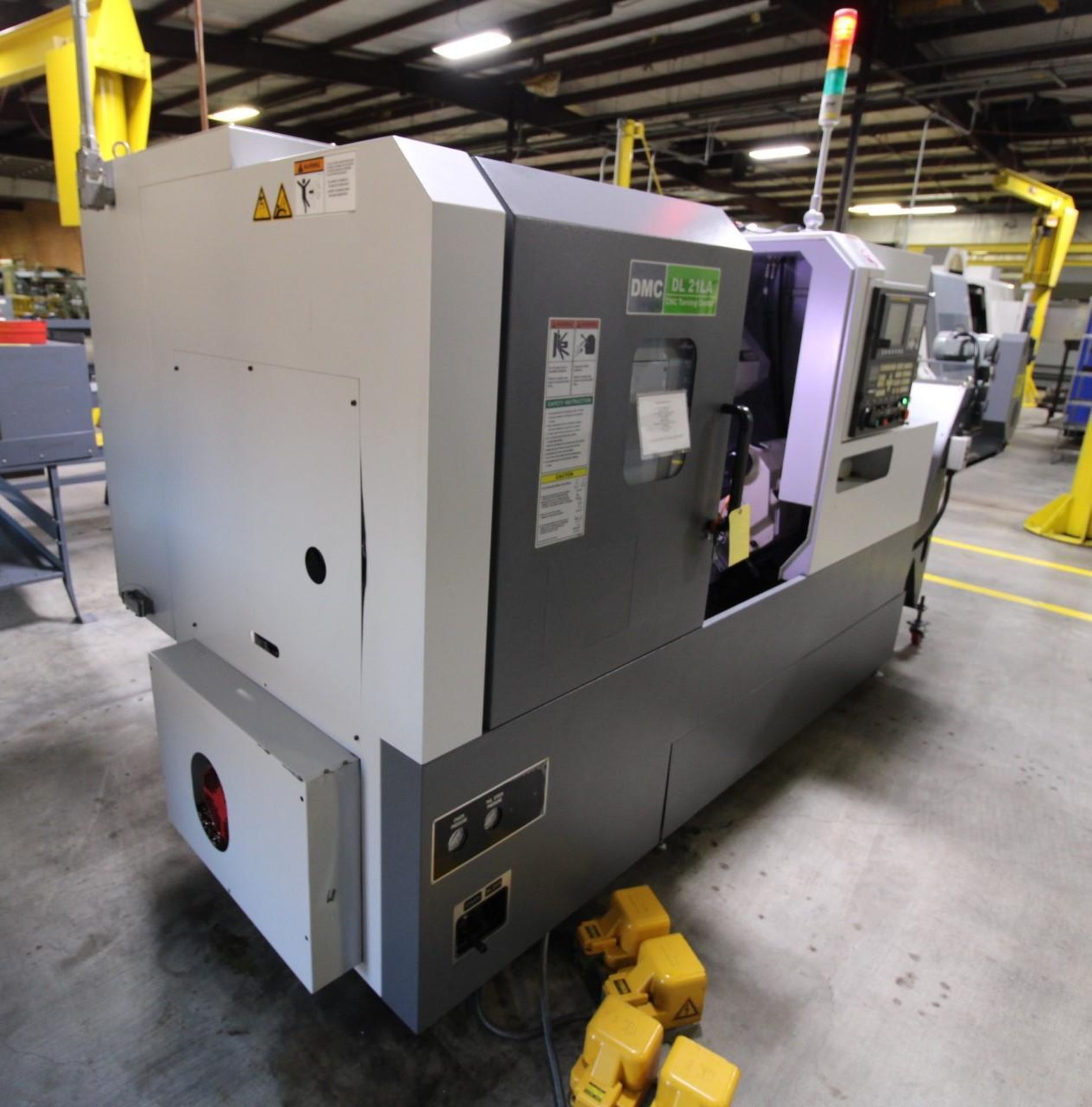 CNC LATHE, DMC MDL. DL-21LA, new 2013, installed as new in 2018, Fanuc Oi-TD control, 8” chuck, 12- - Image 2 of 17