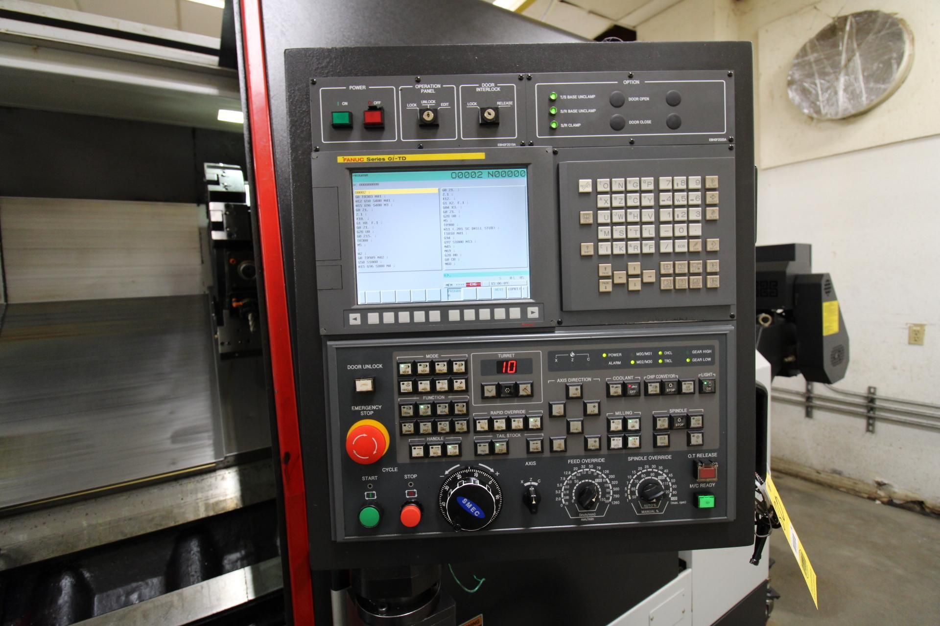 MULTI AXIS CNC MILLING & TURNING CENTER, SAMSUNG MDL. SL-45MC/3000, new 2014, Fanuc Oi-TD control, - Image 15 of 16