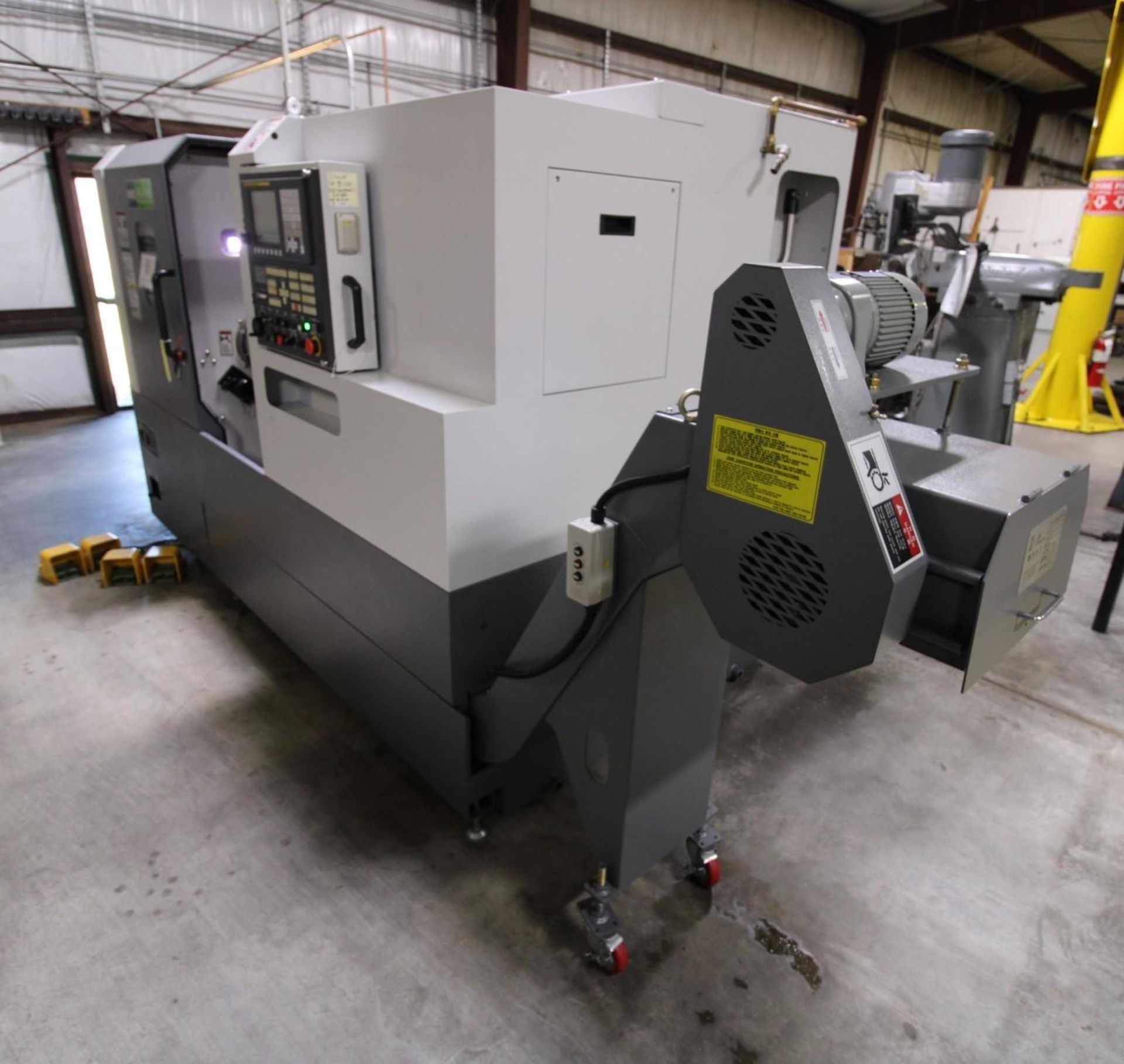 CNC LATHE, DMC MDL. DL-21LA, new 2013, installed as new in 2018, Fanuc Oi-TD control, 8” chuck, 12- - Image 3 of 17