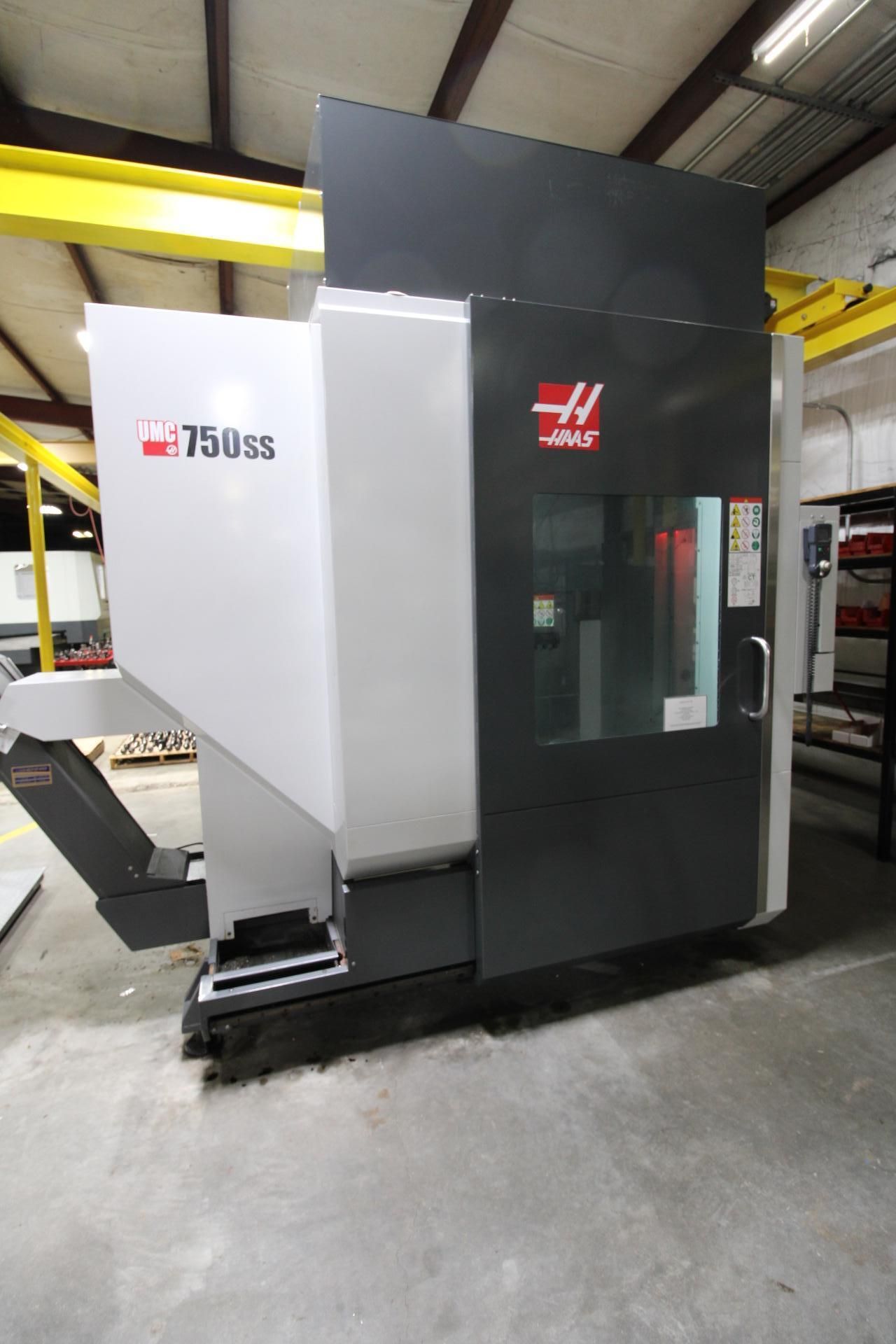5-AXIS UNIVERSAL MACHINING CENTER, HAAS MDL. UMC750SS, new 2018, Haas CNC control, 30” X, 20” Y, 20” - Image 12 of 17