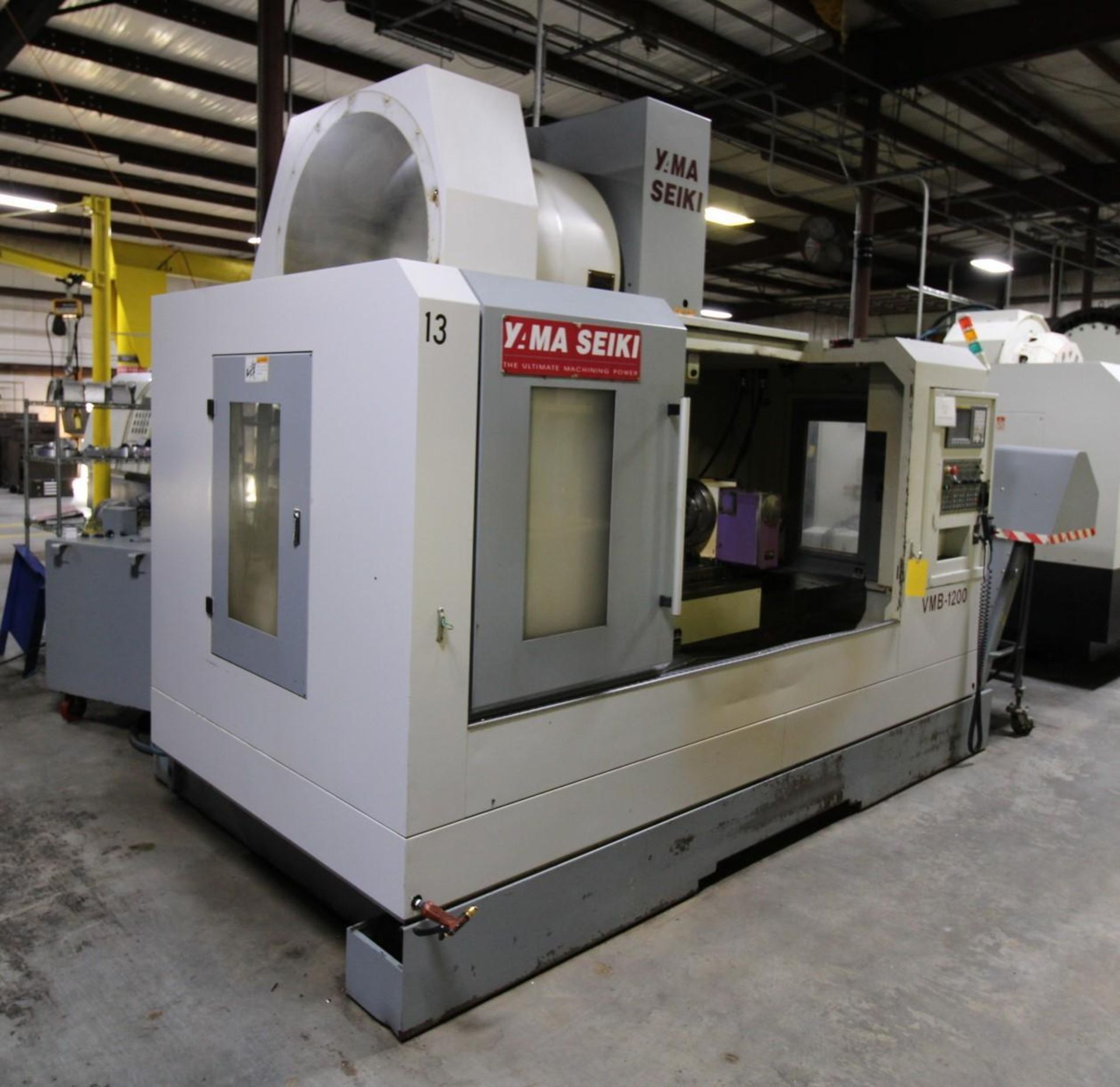 4-AXIS VERTICAL MACHINING CENTER, YAMA SEIKI MDL. VMB-1200, new 2006, installed new 2007, Fanuc Oi- - Image 2 of 17