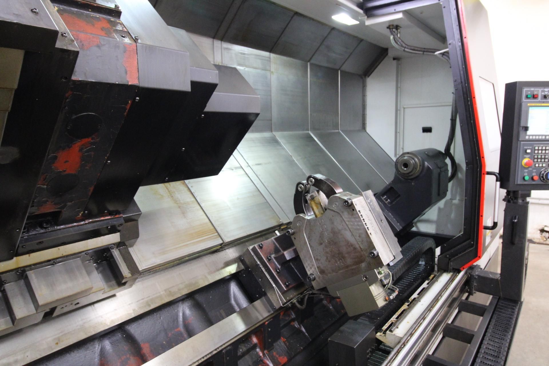 MULTI AXIS CNC MILLING & TURNING CENTER, SAMSUNG MDL. SL-45XLY, new 2014, Live tooling & Y-axis, 6. - Image 11 of 15