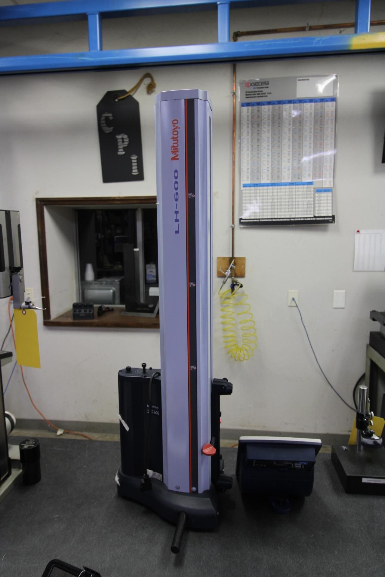DIGITAL LINEAR HEIGHT GAUGE, MITUTOYO MDL. LH-600, 24" high performance 2-D measurement system, S/N - Image 3 of 5