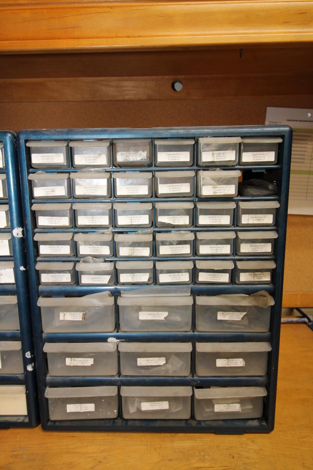 LOT OF STORAGE CABINETS (3), w/ O-rings - Image 4 of 7