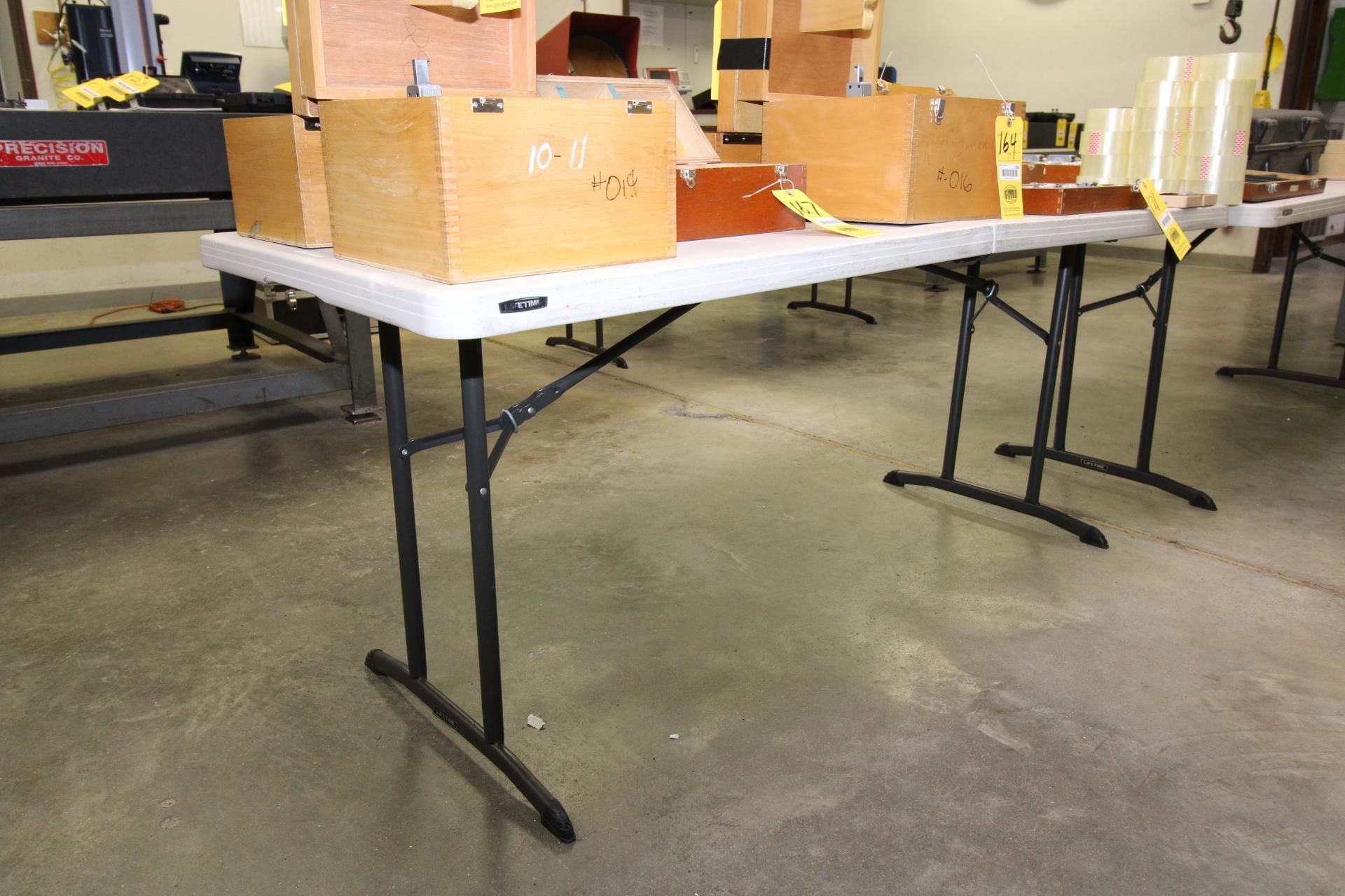 LOT OF LIFETIME CENTER FOLDING TABLES (3), 30"W. x 72"L. (Note: two week delayed removal) - Image 4 of 5