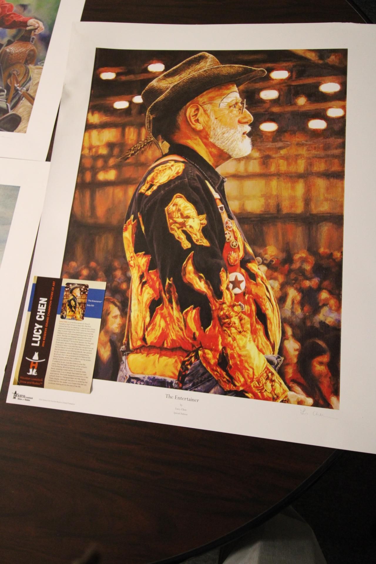 LOT OF HOUSTON LIVESTOCK SHOW, AWARD WINNING PRINTS (5), (Proceeds go to charity) - Image 8 of 11
