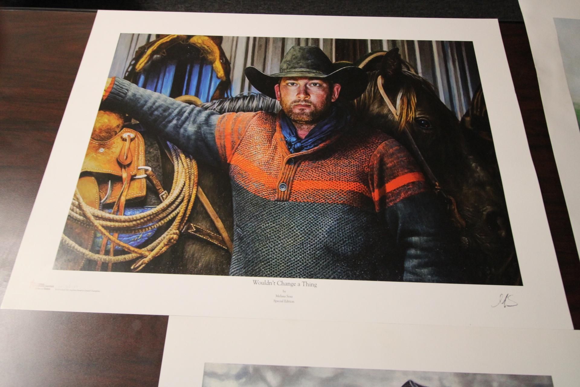 LOT OF HOUSTON LIVESTOCK SHOW, AWARD WINNING PRINTS (5), (Proceeds go to charity) - Image 2 of 11